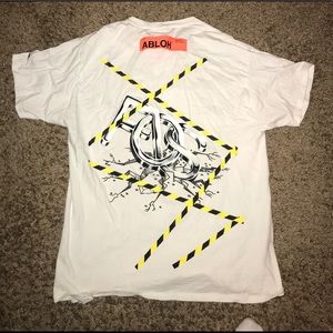 Off-White “FOS” x Champion collab T-shirt